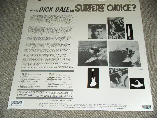画像: DICK DALE & HIS DEL-TONES - SURFERS' CHOICE  / 2010  US 180 Gram Heavy Weight Brand New SEALED NEW  LP