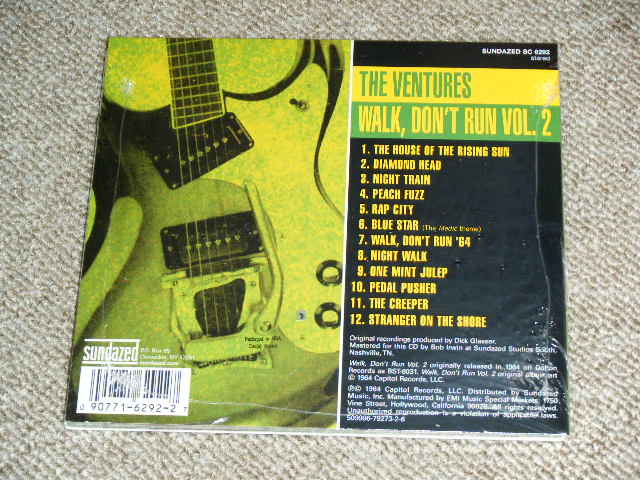 画像: THE VENTURES　-  WALK,DON'T RUN VOL.2 ( STRAIGHT Reissue of ORIGINAL ALBUM  )  / 2012 US DI-GI PACK Brand New  SEALED  CD