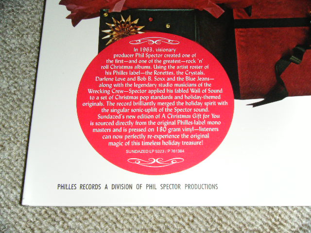 画像: V.A. OMNIBUS - A CHRISTMAS GIFT FOR YOU from PHILLES RECORDS /  2009 US Limited 180 Gram HEAVY Weight Brand New SEALED LP