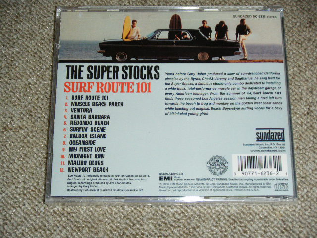 画像: THE SUPER STOCKS ( GARY USHER Works ) - SURF ROUTE 101 /  2006 US  Brand New SEALED CD