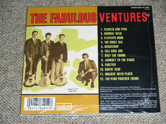 画像: THE VENTURES　- THE FABULOUS VENTURES  ( STRAIGHT Reissue of ORIGINAL ALBUM  )  / 2012 US DI-GI PACK Brand New  SEALED  CD