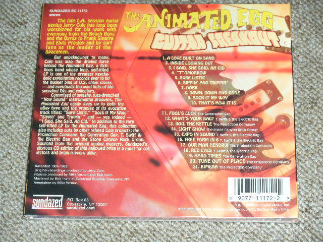 画像: THE ANIMATED EGG ( JERRY COLE )  - GUITAR FREAKOUT / 2008 US DI-GI PACK Brand New  SEALED  CD