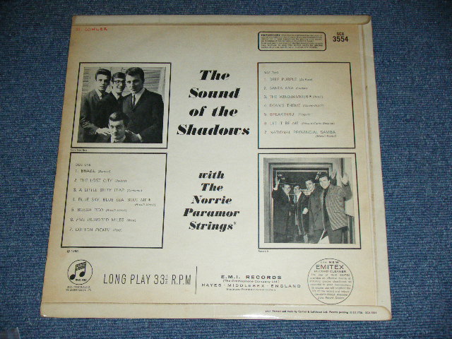 画像: THE SHADOWS - THE SOUND OF THE SHADOWS ( Ex+,Ex/Ex-,Ex+ ) / 1965 UK ORIGINAL "BLUE Columbia " Label STEREO LP 