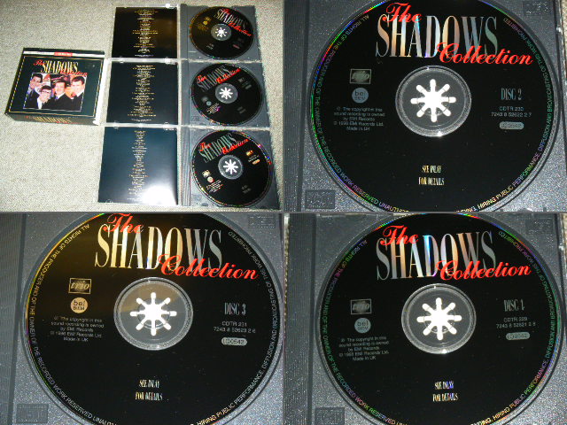 画像: THE SHADOWS  - THE SHADOWS COLLECTION  / 1996 UK ORIGINAL Used 3 CD's Box Set 