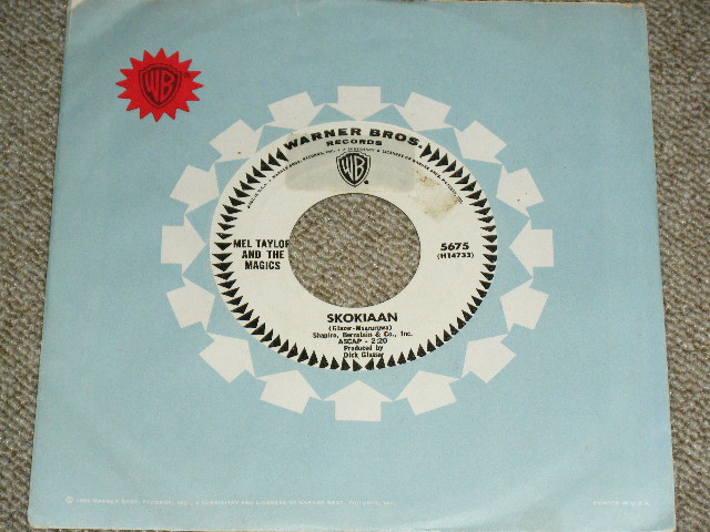 画像: MEL TAYLOR of The VENTURES - A)WATERMELON MAN  B)SKOKIAAN  ( Ex+/Ex+) / 1965  US AMERICA ORIGINAL White Label Promo 7"SINGLE