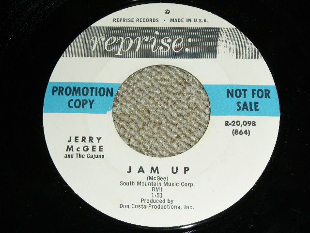 画像: JERRY McGEE ( Of THE VENTURES' LEAD GUITARIST ) -  SOLITUDE / JAM UP ( Ex+++/Ex+++  )　/ 1963 US ORIGINAL White Label Promo  7"45's Single With COMPANY SLEEVE 