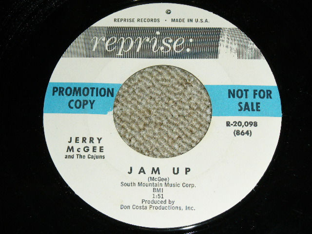 画像: JERRY McGEE ( Of THE VENTURES' LEAD GUITARIST ) -  SOLITUDE / JAM UP ( Ex+++/Ex+++  )　/ 1963 US ORIGINAL White Label Promo  7"45's Single With COMPANY SLEEVE 