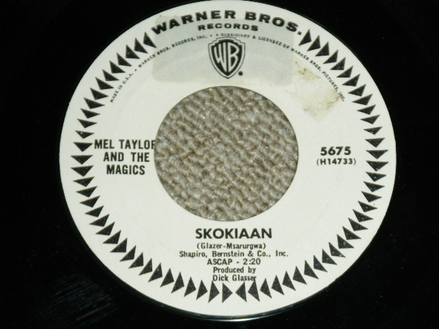 画像: MEL TAYLOR of The VENTURES -  A) WATERMELON MAN  B)SKOKIAAN   Ex+++/Ex++ ) / 1965  US ORIGINAL White Label Promo 7"SINGLE