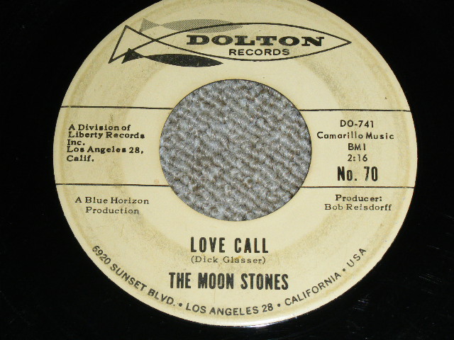 画像: THE MOON STONES ( BOB BOGGLE & DON WILSON WORKS of THE VENTURES ) - MY TRUE LOVE ( Ex-/VG++ ) / 1963 US ORIGINAL Audition Label With BLACK Print PROMO 7"45's Single