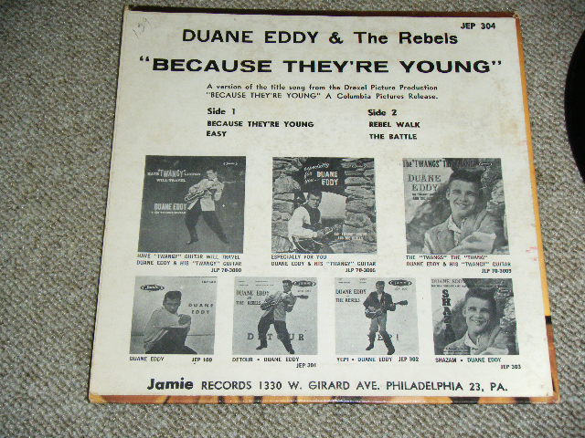画像: DUANE EDDY - A)CANNONBALL  B)MASON DIXON LION (Ex++ Looks:Ex+++/Ex++  Looks:Ex+++)   / 1958 US AMERICA ORIGINAL Used 4 tracks 7" 45rpm SINGLE