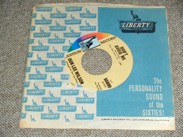 画像1: DON LEE WILSON - DON'T AVOID ME ( LIGHT FAT STYLE LOGO ) ( Ex+++/Ex+++ )  / 1966 US ORIGINAL Audition Lbael Promo 7"SINGLE