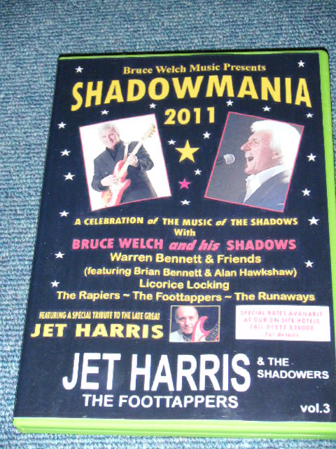 画像1: JET HARRIS & THE SHADOWERS THE FOOTTAPPERS  - SHADOWMANIA 2011 VOL.3   ( DVD-R  ) / 2011 UK REGION Free PAL SYSTEM Brand New  DVD-R