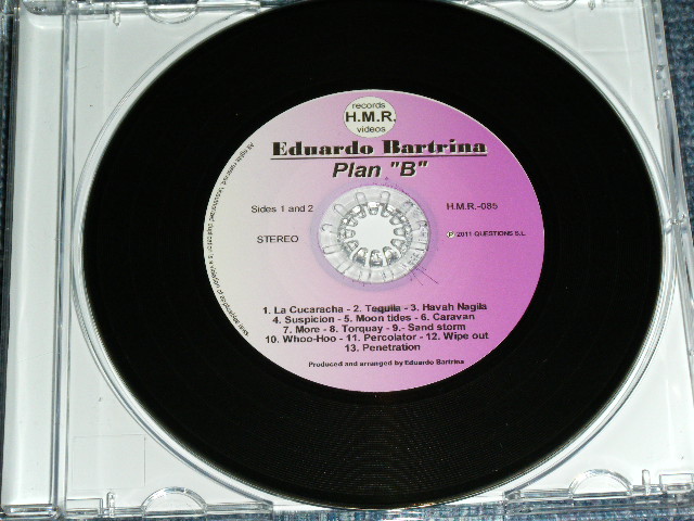 画像: EDUARDO BARTRINA - PLAN"B"  / 2011 EUROPE  BRAND NEW CD-R 