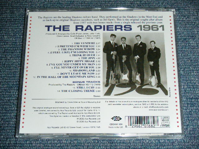 画像: THE RAPIERS -  THE RAPIERS /  2006 UK ENGLAND ORIGINAL  BRAND NEW  CD 