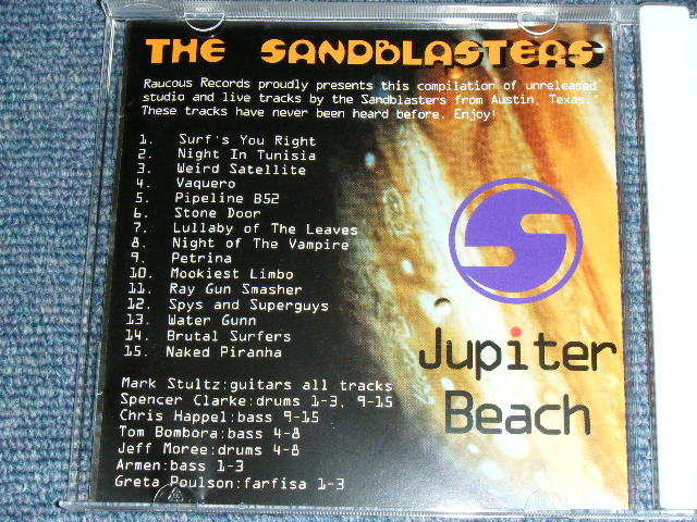 画像: THE SANDBLASTERS - JUPITOR BEACH /  2002 UK ENGLAND ORIGINAL  BRAND NEW  CD 