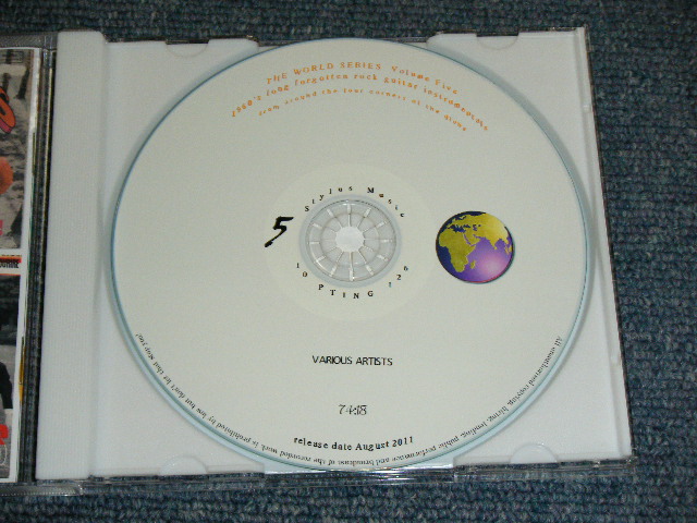 画像: V.A. OMNIBUS - WORLD SERIES VOL.5 : 1960's LONG FORGOTTEN ROCK GUITAR INSTRUMENTALS From Around The World / 2011 EUROPE Limited Press by CD-R BRAND NEW CD-R  