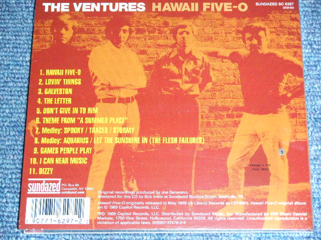 画像: THE VENTURES　-  HAWAII FIVER-O ( STRAIGHTReissue of ORIGINAL ALBUM  )  / 2012 US DI-GI PACK Brand New  SE ALED  CD