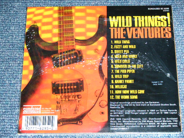 画像: THE VENTURES　-  WILD THINGS ( STRAIGHTReissue of ORIGINAL ALBUM  )  / 2012 US DI-GI PACK Brand New  SE ALED  CD