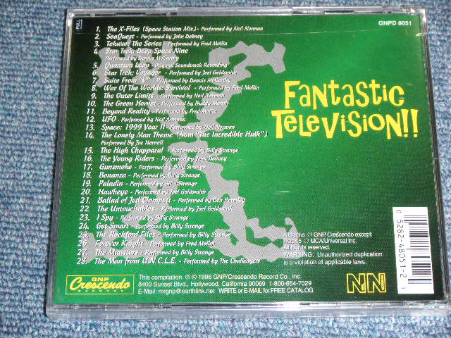画像: va OMNIBUS - FANTASTIC TELEVISION!! (Television Score Anthology) / 1996 US  ORIGINAL Brand New SEALED CD 