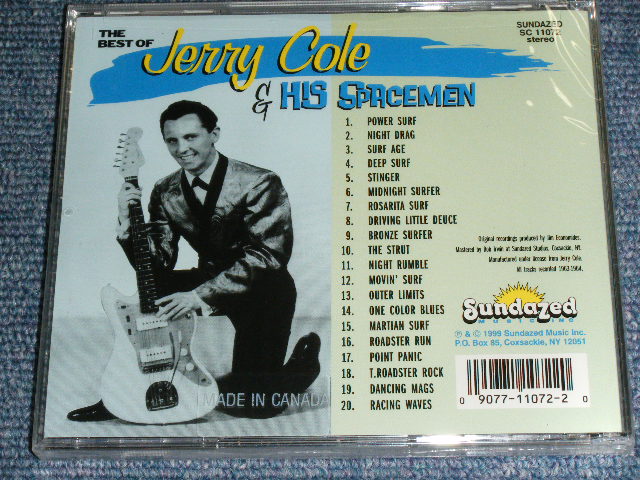 画像: JERRY COLE & HIS SPACEMEN - POWER SURF!/THE BEST OF  / 1999  US ORIGINAL Brand New SEALED CD