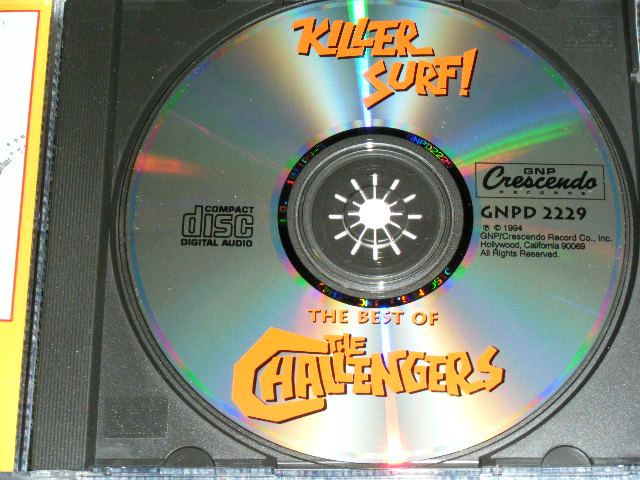 画像: THE CHALLENGERS - KILLER SURF : The BEST OF / 1994 US ORIGINAL Used  CD 