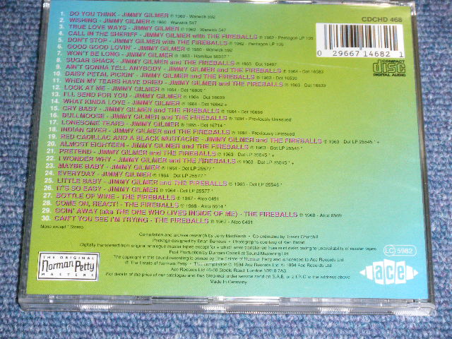 画像: The FIREBALLS - THE BEST OF THE FIREBALLS' VOCAL featuring JIMMY GILMOER / 1994 UK ORIGINAL Used CD 