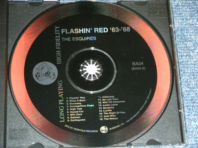 画像: The ESQUIRES - FLASHIN' RED / 1995 US ORIGINAL Used CD 