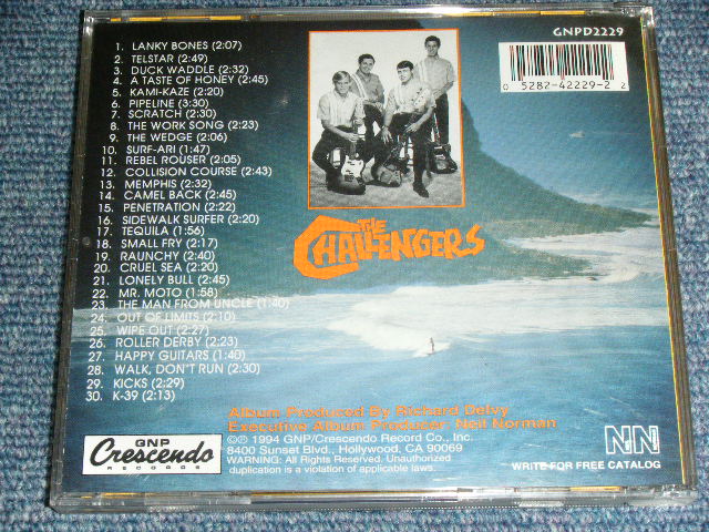 画像: THE CHALLENGERS - KILLER SURF : The BEST OF / 1994 US ORIGINAL Used  CD 