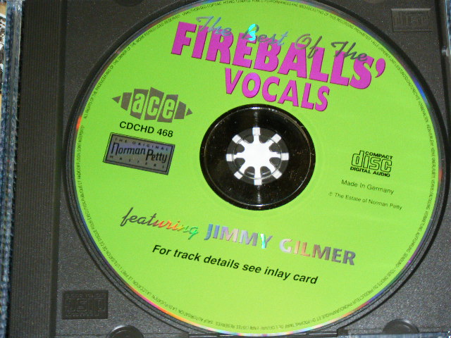 画像: The FIREBALLS - THE BEST OF THE FIREBALLS' VOCAL featuring JIMMY GILMOER / 1994 UK ORIGINAL Used CD 