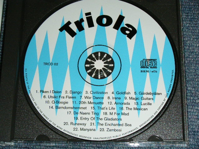 画像: THE QUIVERS - TRIOLA YEARS 1962-64 (MINT-/MINT) / 1990 SWEDEN ORIGINAL 1st Press "RED Printed" LABEL Used CD 