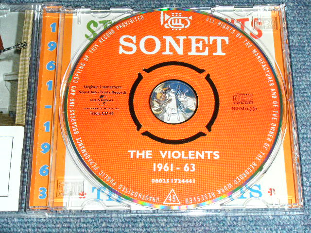 画像: THE VIOLENTS - 1961-1963    /  SWEDEN ORIGINAL Used Press-CD 