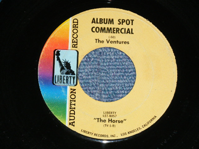 画像: THE VENTURES - SPECIAL ALBUM SPOT COMMERCIAL "THE HORSE" ( Ex/Ex )  / 1968 US Original PROMO ONLY Used 7"SINGLE