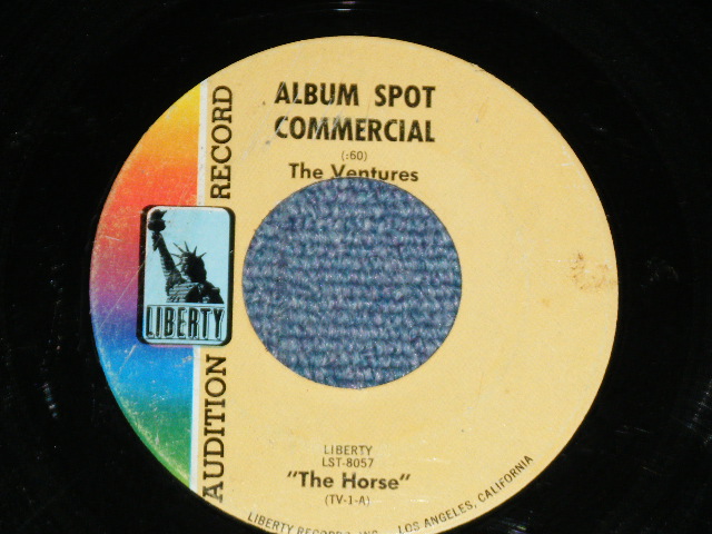 画像1: THE VENTURES - SPECIAL ALBUM SPOT COMMERCIAL "THE HORSE" ( Ex/Ex )  / 1968 US Original PROMO ONLY Used 7"SINGLE