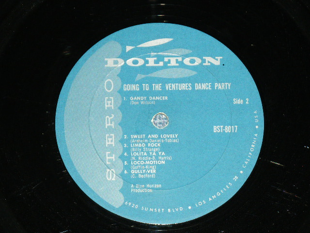 画像: THE VENTURES - GOING TO THE VENTURES PARTY ( GREEN Label : Ex+/Ex++ ) / 1962 US ORIGINAL "Green Label" RELEASE VERSION US Used  LP 