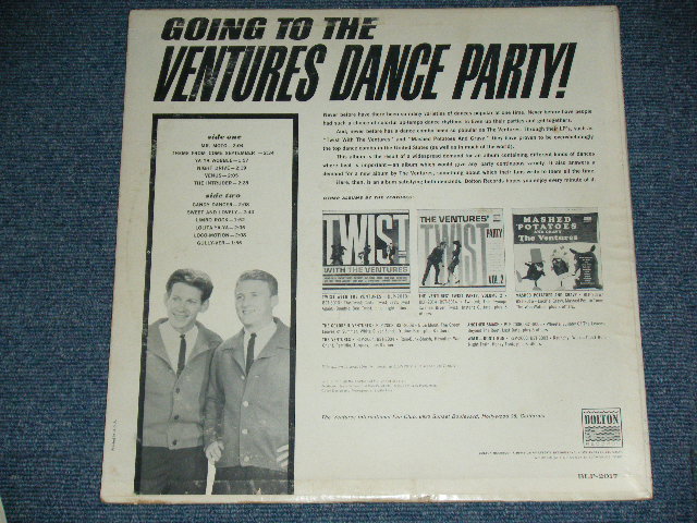 画像: THE VENTURES - GOING TO THE VENTURES PARTY ( BLUE With BLACK Print Label :Ex++/Ex+++  ) / 1965? US  "BLUE With BLACK Print Label " RELEASE VERSION MONO  Used  LP 