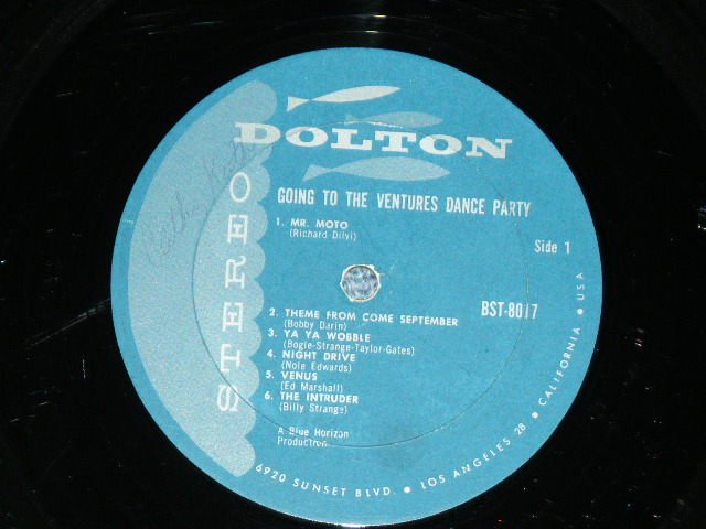 画像: THE VENTURES - GOING TO THE VENTURES PARTY ( GREEN Label : Ex/ Ex++  ) / 1962 US ORIGINAL "Green Label" RELEASE VERSION US Used  LP 