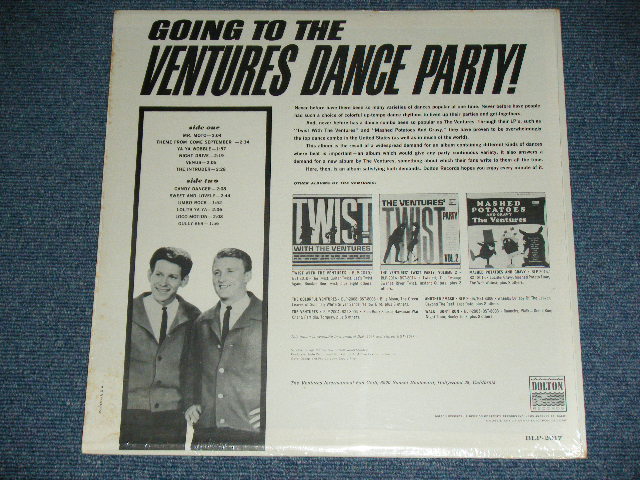画像: THE VENTURES - GOING TO THE VENTURES PARTY ( Dark BLUE With BLACK Print Label : MINT-/MINT-  ) / 1965? US  "Dark BLUE With BLACK Print Label " RELEASE VERSION MONO  Used  LP 