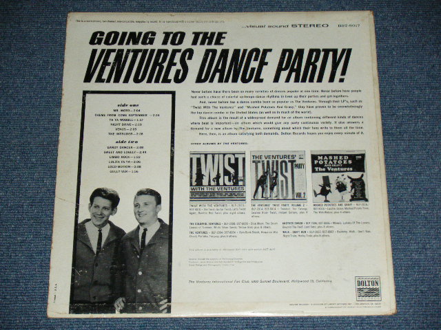 画像: THE VENTURES - GOING TO THE VENTURES PARTY ( GREEN Label : Ex/ Ex++  ) / 1962 US ORIGINAL "Green Label" RELEASE VERSION US Used  LP 
