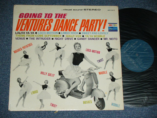 画像1: THE VENTURES - GOING TO THE VENTURES PARTY ( GREEN Label : Ex+,VG++/ Ex- Looks:VG++  ) / 1962 US ORIGINAL "Green Label" RELEASE VERSION US Used  LP 