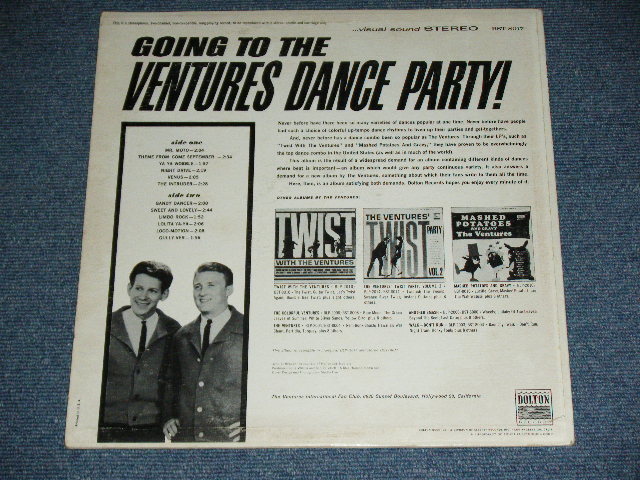 画像: THE VENTURES - GOING TO THE VENTURES PARTY ( GREEN Label : Ex+/Ex++ ) / 1962 US ORIGINAL "Green Label" RELEASE VERSION US Used  LP 