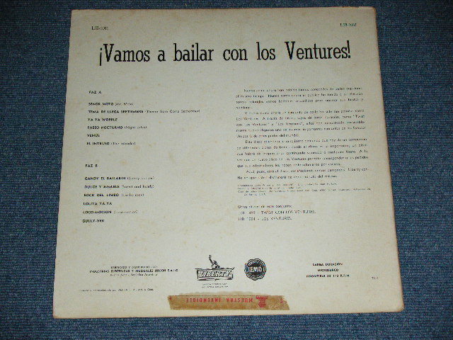 画像: THE VENTURES - GOING TO THE VENTURES PARTY ( Ex/MINT- ) / 1962? ARGENTINA  ORIGINAL PROMO MONO  Used  LP 