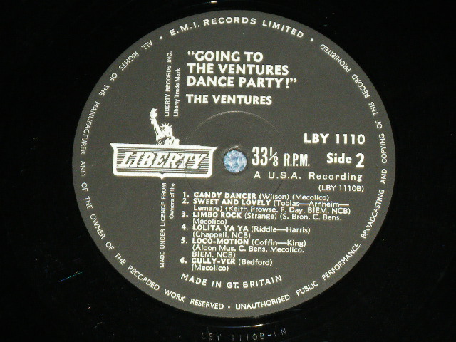 画像: THE VENTURES - GOING TO THE VENTURES PARTY ( Ex++/MINT- ) / 1962 UK ENGLAND ORIGINAL MONO  Used  LP 