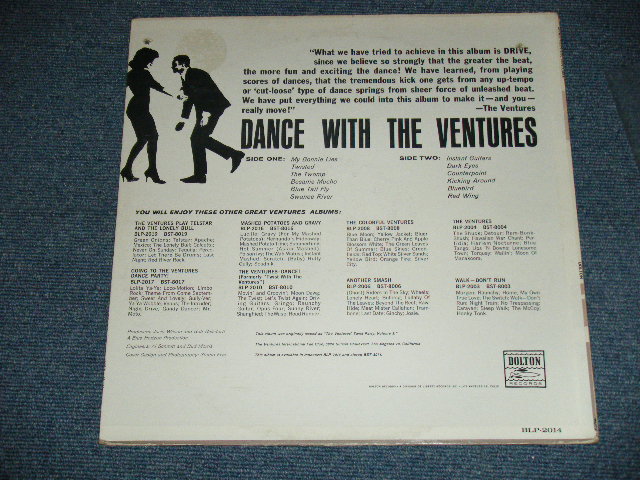 画像: THE VENTURES - DANCE WITH  THE VENTURES ( LIGHT BLUE Label : Matrix Number : A)BLP-2014-1-1A/B) BLP-2014-2-1A : Ex+/Ex+++ B-5&6 VG+++) / 1962  US  RE-PACKAGED "TWIST PARTY VOL.2" VERSION US Used  LP 