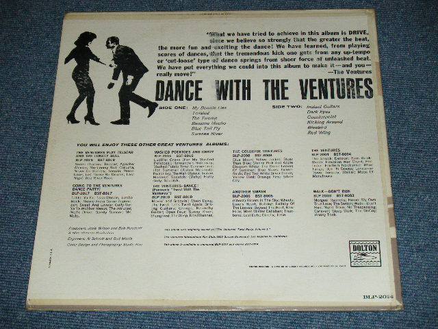 画像: THE VENTURES - DANCE WITH  THE VENTURES ( LIGHT BLUE Label : Matrix Number : A)BLP-2014-1-1C/B) BLP-2014-2-1C : Ex/Ex+++) / 1962  US  RE-PACKAGED "TWIST PARTY VOL.2" VERSION US Used  LP 