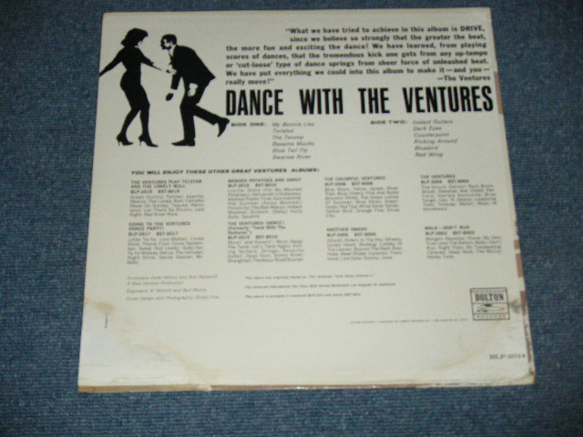 画像: THE VENTURES - DANCE WITH  THE VENTURES ( LIGHT BLUE Label : Matrix Number : A)BLP-2014-1-1C-1-B) BLP-2014-2-1C1- : Ex-/Ex+++) / 1962  US  RE-PACKAGED "TWIST PARTY VOL.2" VERSION US Used  LP 
