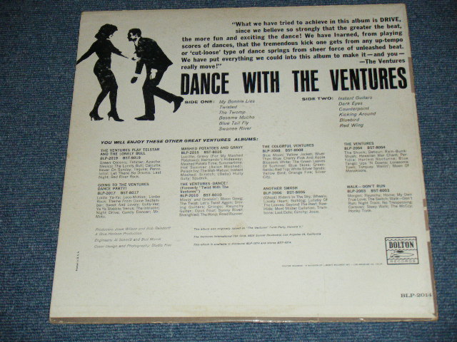 画像: THE VENTURES - DANCE WITH  THE VENTURES ( LIGHT BLUE Label : Matrix Number : A)BLP-2014-1-1A/B) BLP-2014-2-1A : Ex+/Ex+++ ) / 1962  US  RE-PACKAGED "TWIST PARTY VOL.2" VERSION US Used  LP 