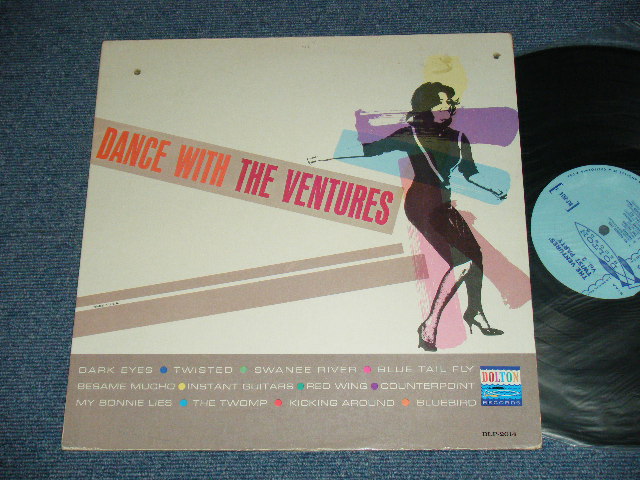 画像1: THE VENTURES - DANCE WITH  THE VENTURES ( LIGHT BLUE Label : Matrix Number : A)BLP-2014-1-1A/B) BLP-2014-2-1A : Ex+/Ex+++ B-5&6 VG+++) / 1962  US  RE-PACKAGED "TWIST PARTY VOL.2" VERSION US Used  LP 