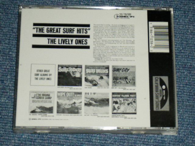 画像: THE LIVELY ONES - THE GREAT SURF HITS  /  1993 US ORIGINAL Used  CD  