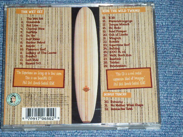 画像: The SUPERTONES - ARE GO! ( 2 on 1 for WET SET + RIDE THE WILD TWANG! )  / 2002 US AMERICA ORIGINAL Used CD 
