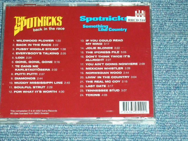 画像: THE SPOTNICKS - SOMETHING LIKE COUNTRY + BACK IN THE RACE ( 2 in 1 ) / 2002 SWEDEN ORIGINAL Used CD 